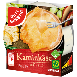 GUT&GÜNSTIG Kaminkäse würzig 60% 180g VLOG
