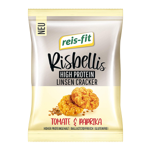 Reis-fit Risbellis Linsen Cracker Tomate&Paprika 40g