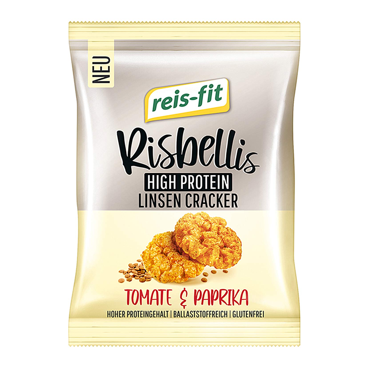 Reis-fit Risbellis Linsen Cracker Tomate&Paprika 40g