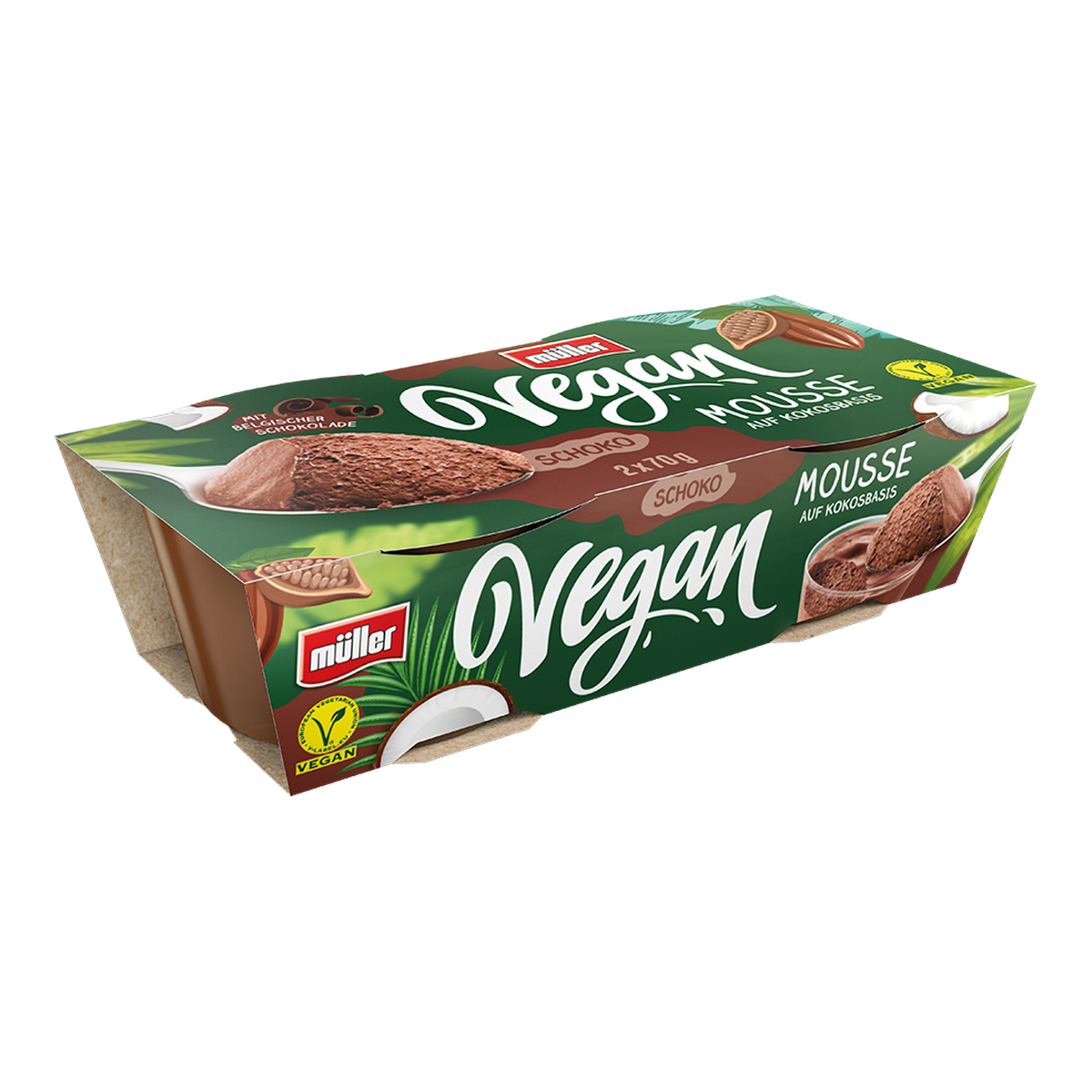 Müller Веганский мусс шоколад 140g