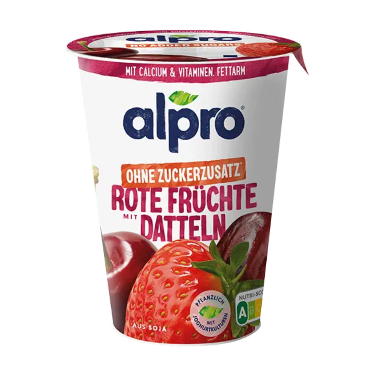 Alpro Soya Rote Frücht mit Datteln ohne Zuckerzusatz 400g