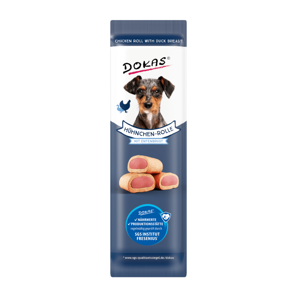 Dokas Hühnchen-Rolle mit Ente 10g