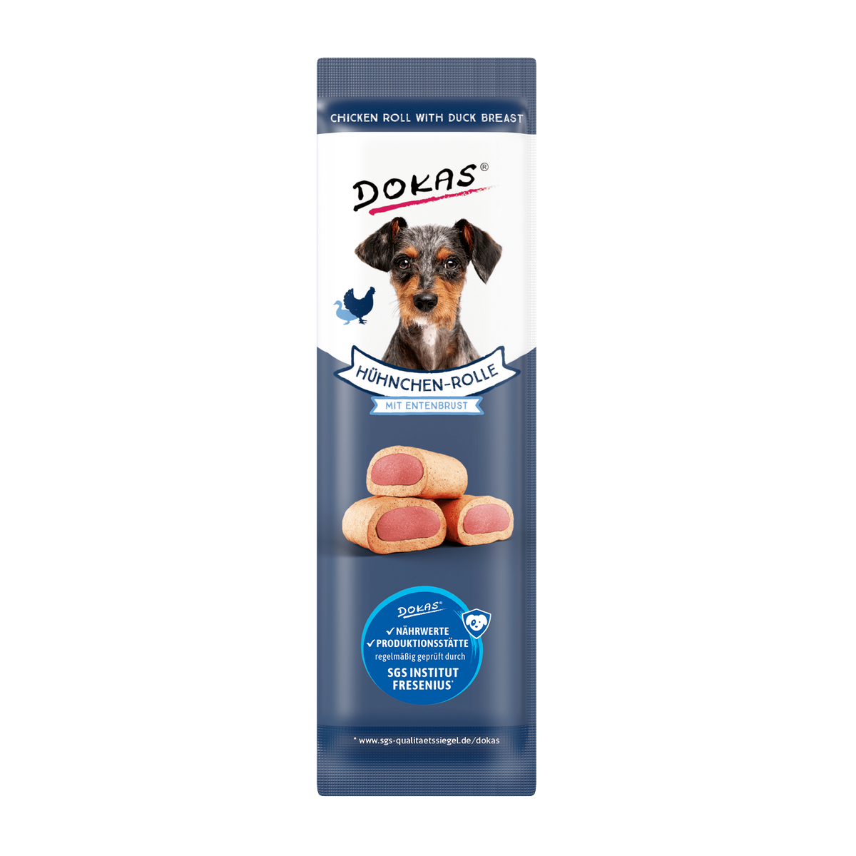 Dokas Hühnchen-Rolle mit Ente 10g