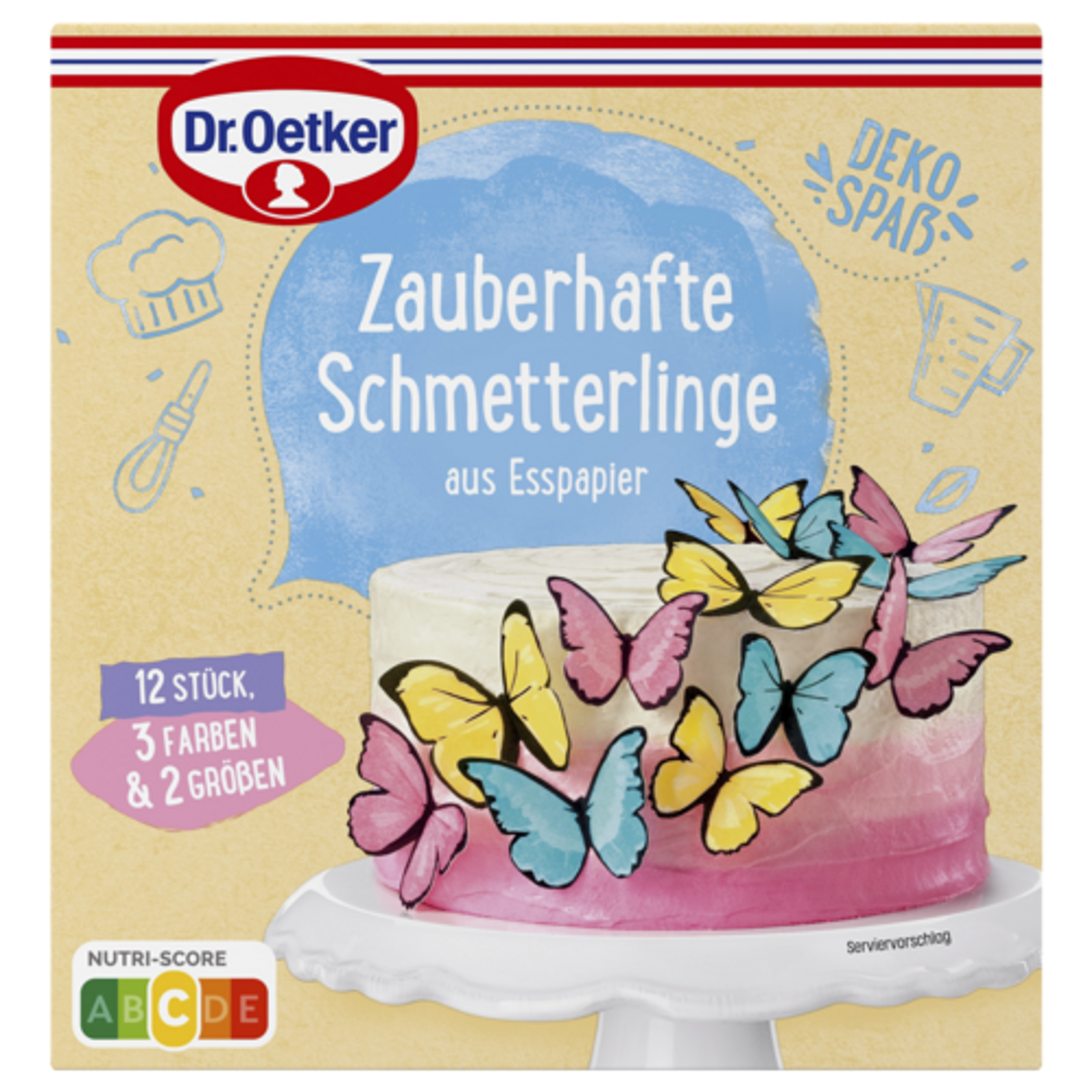 Dr.Oetker Zauberhafte Schmetterlinge 12ST