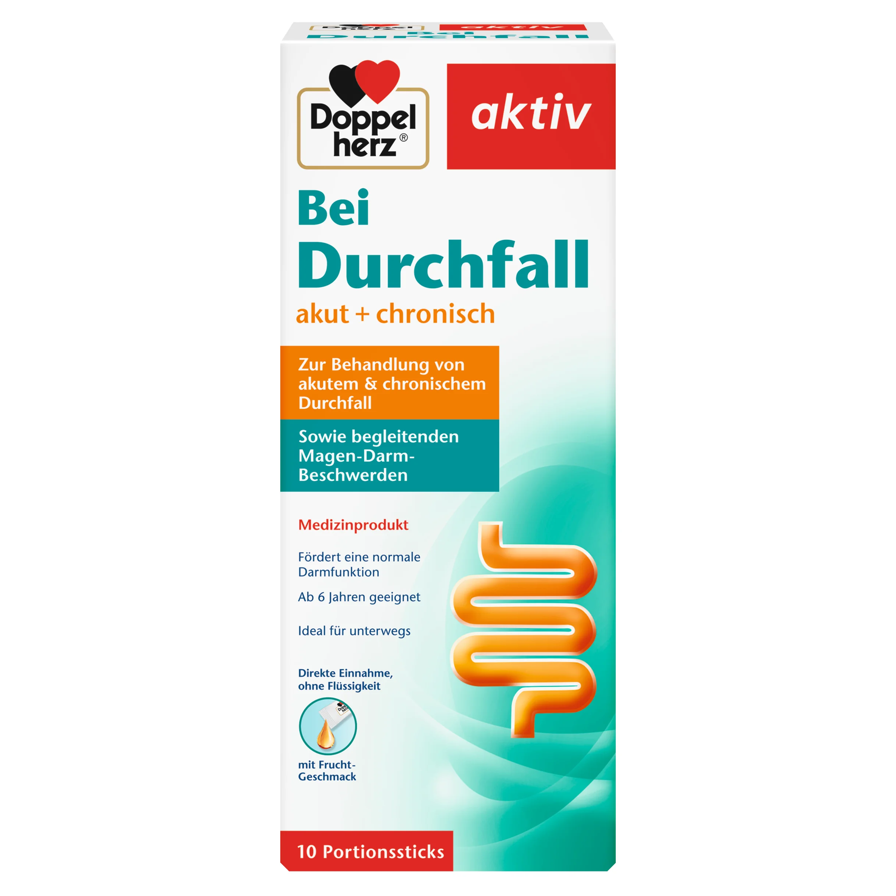 Doppelherz Bei Durchfall 10Portionssticks 150g