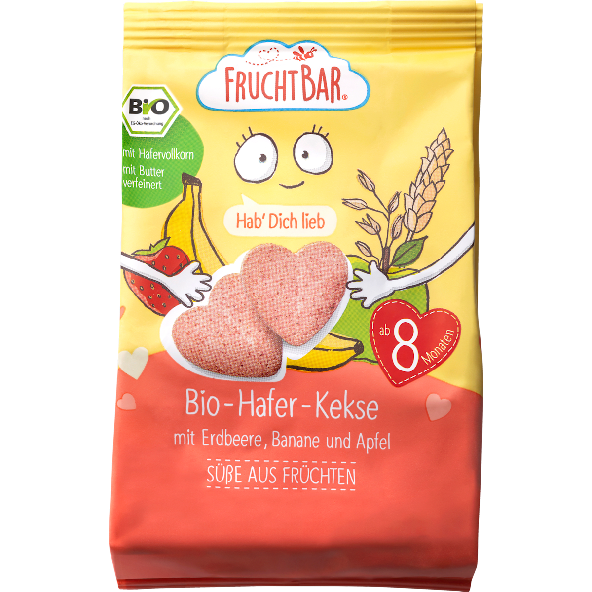 Bio Fruchtbar Hafer-Kekse 100g