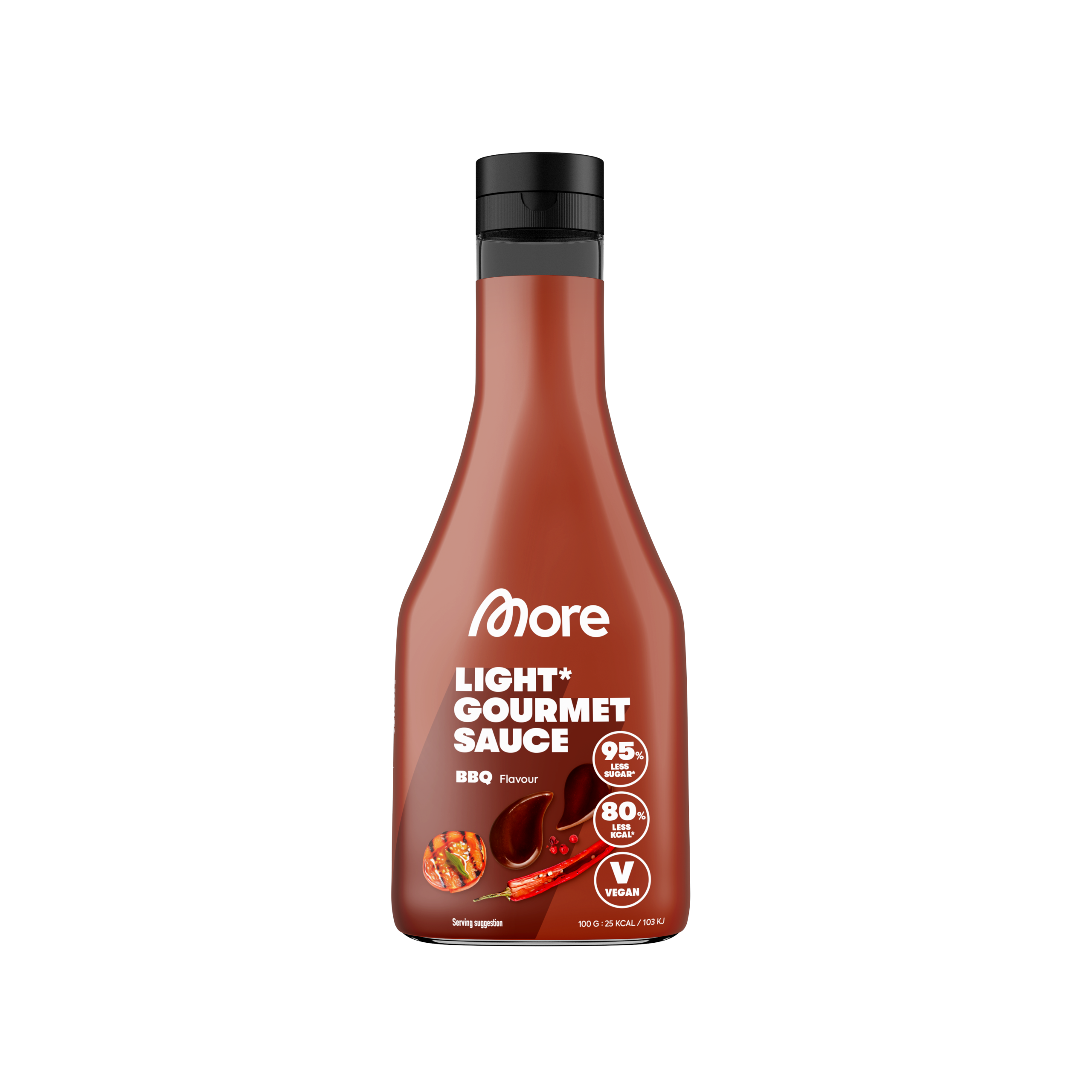More Nutrition Light Gourmet Sauce BBQ 285ml