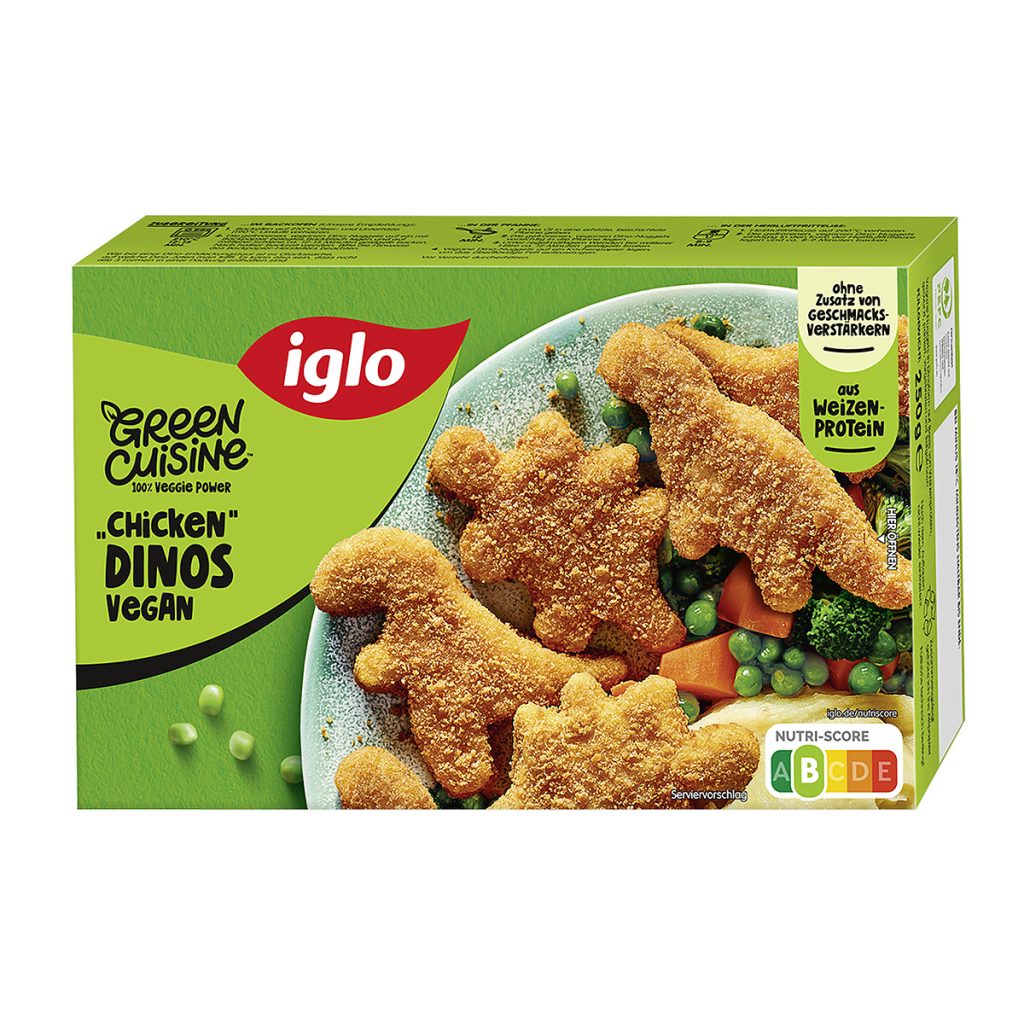 Iglo Chicken Dinos vegan 250g