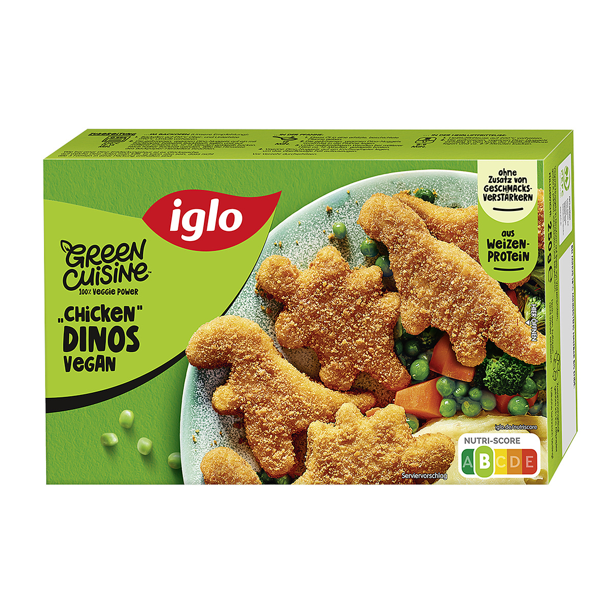 Iglo Chicken Dinos vegan 250g