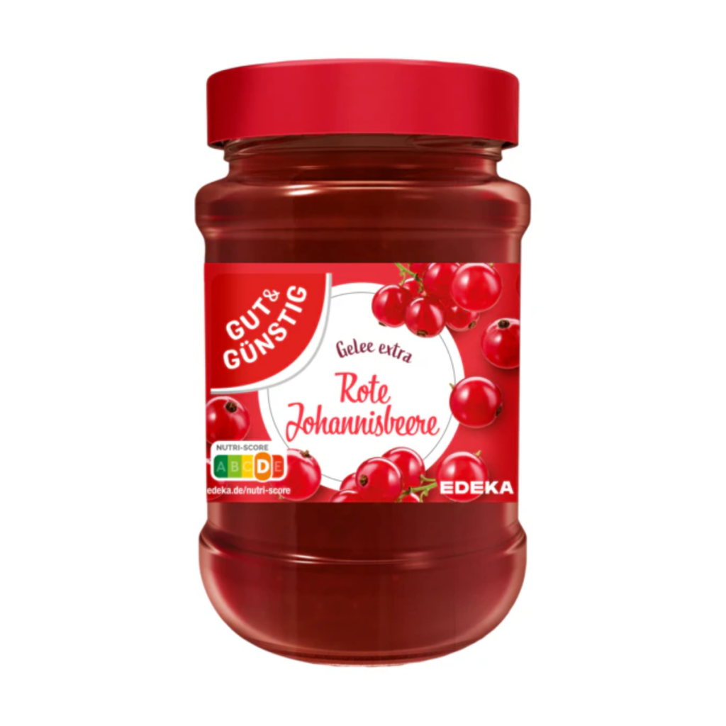 GUT&GÜNSTIG Rotes Johannisbeer Gelee extra 450g