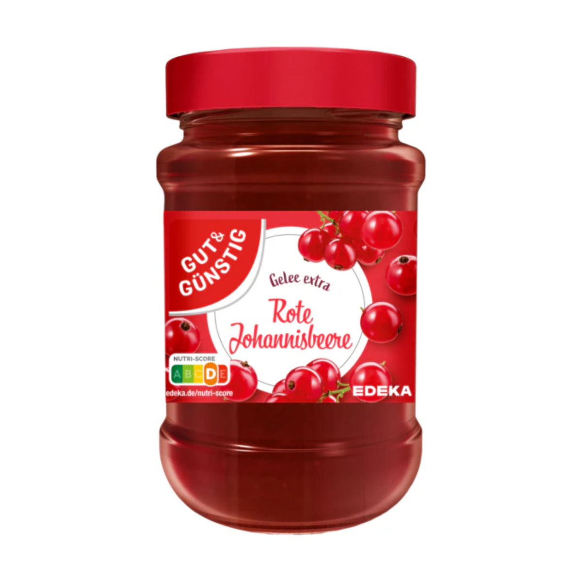 GUT&GÜNSTIG Rotes Johannisbeer Gelee extra 450g