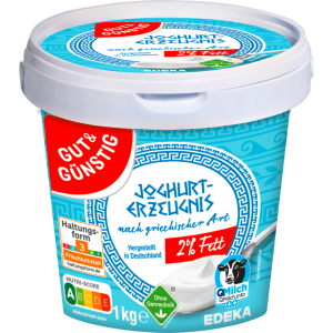 GUT&GÜNSTIG Joghurt-Erzeugnis nach griechischer Art 2% 1kg VLOG