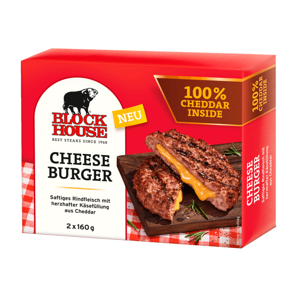 Block House Cheese Burger 2x160g