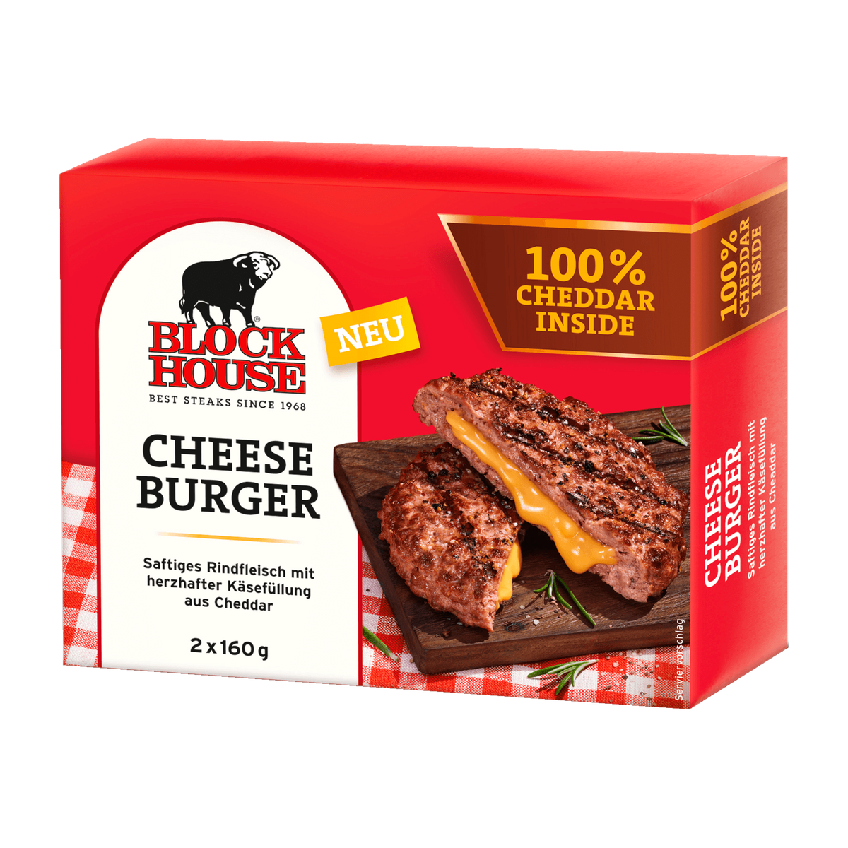 Block House Cheese Burger 2x160g