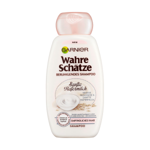 Garnier Wahre Schätze Shampoo seidige Reiscreme mit sanfte Hafermilch für empfindliches Haar 250ml