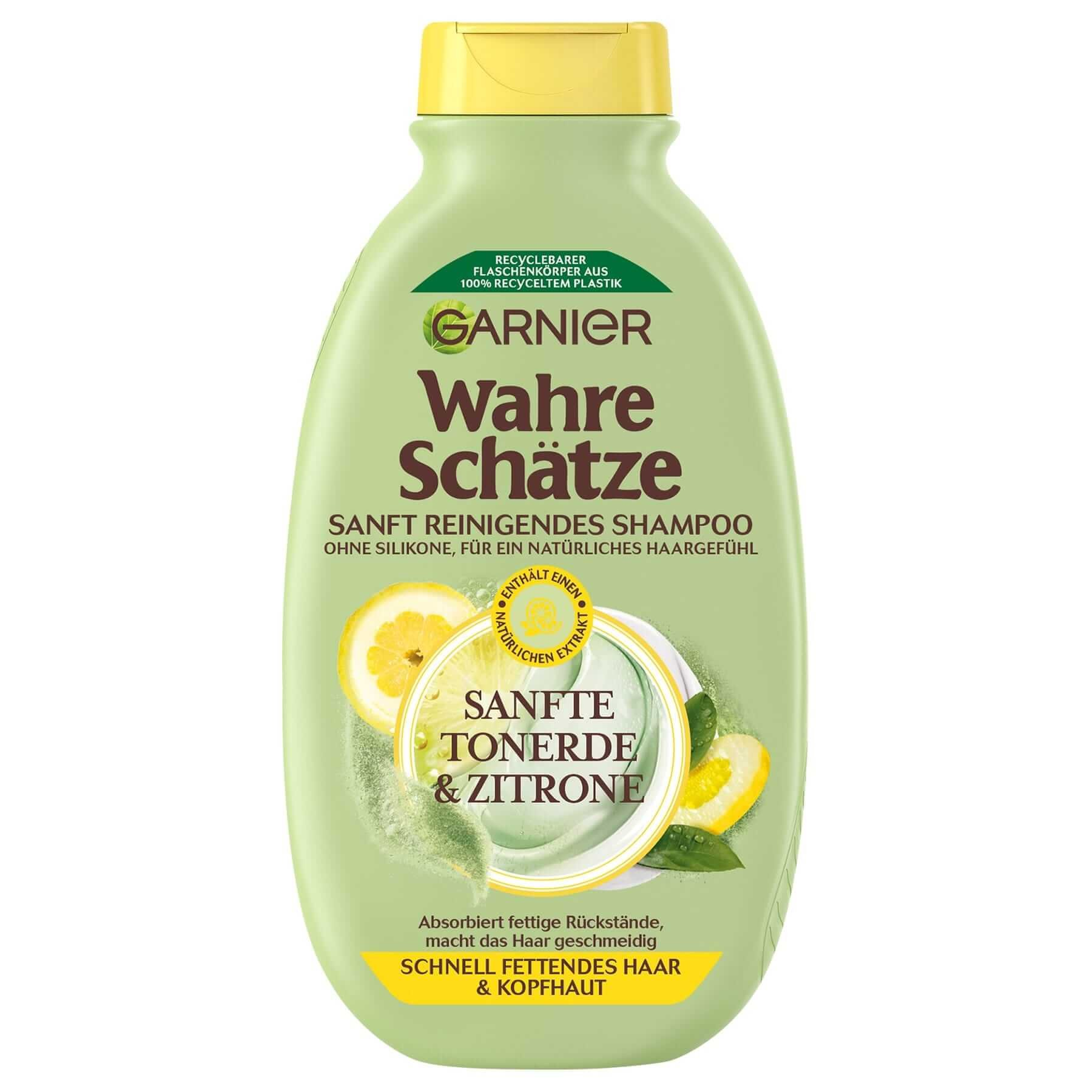 Garnier Wahre Schätze Shampoo Tonerde/Zitrone für normales bis schnell fettendes Haar 250ml