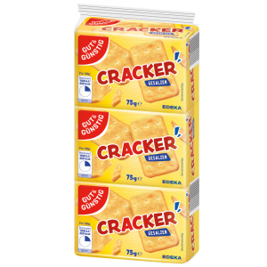 GUT&GÜNSTIG Cracker gesalzen 3x75g