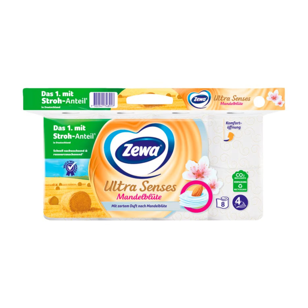 Zewa Ultra Senses Toilettenpapier 4-lagig 8x135BL