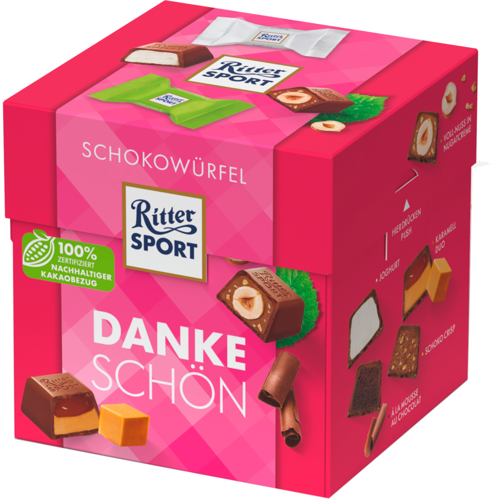 Ritter Sport Schokowürfel Dankeschön 176g