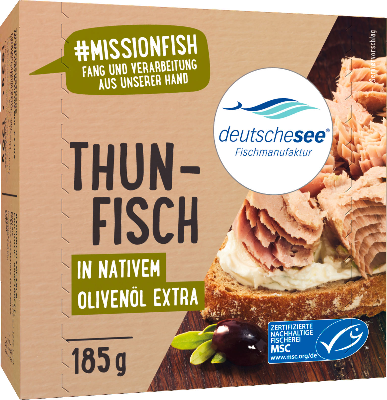 MSC Deutsche See Thunfisch in Olivenöl 185g