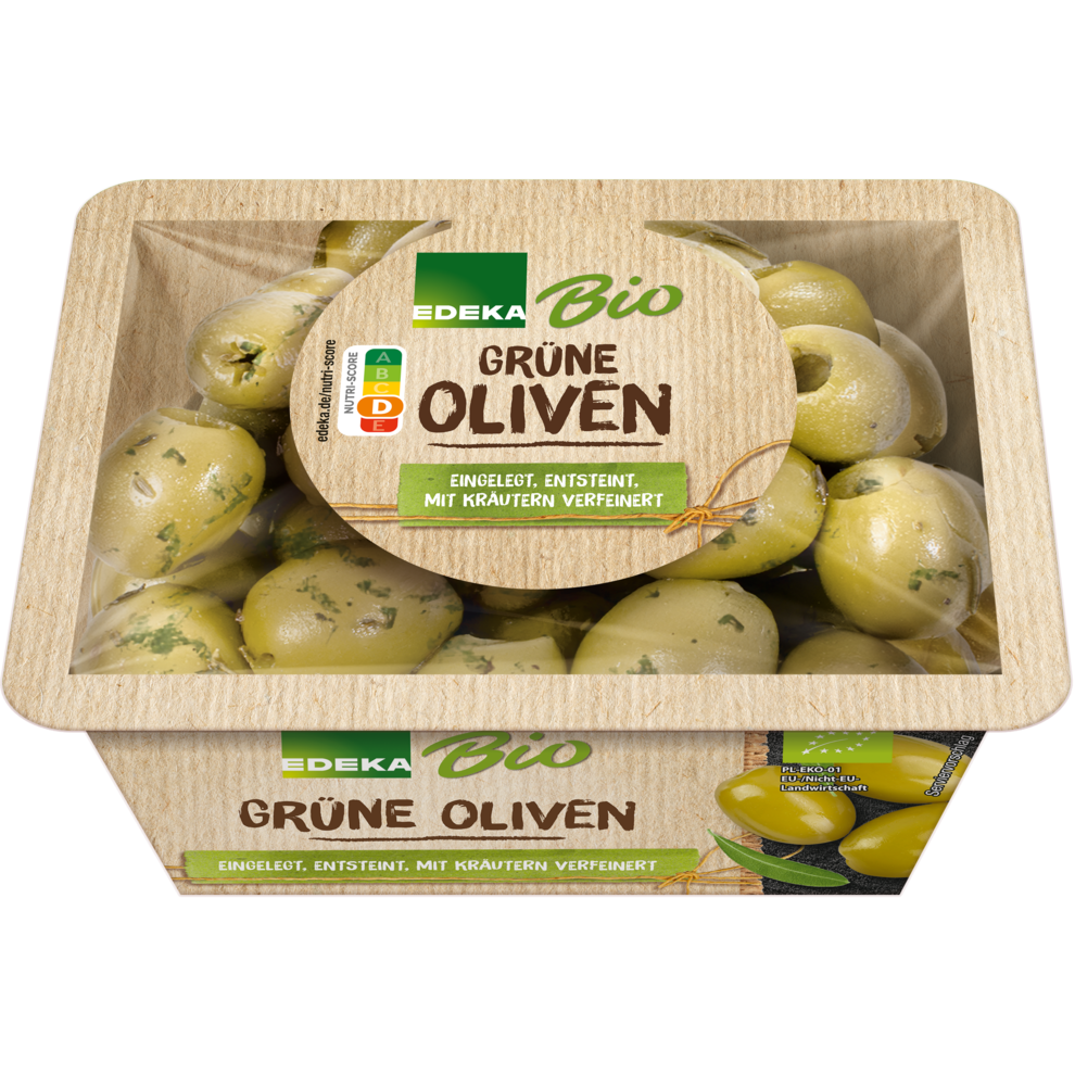 Bio EDEKA Grüne Oliven mariniert 150g