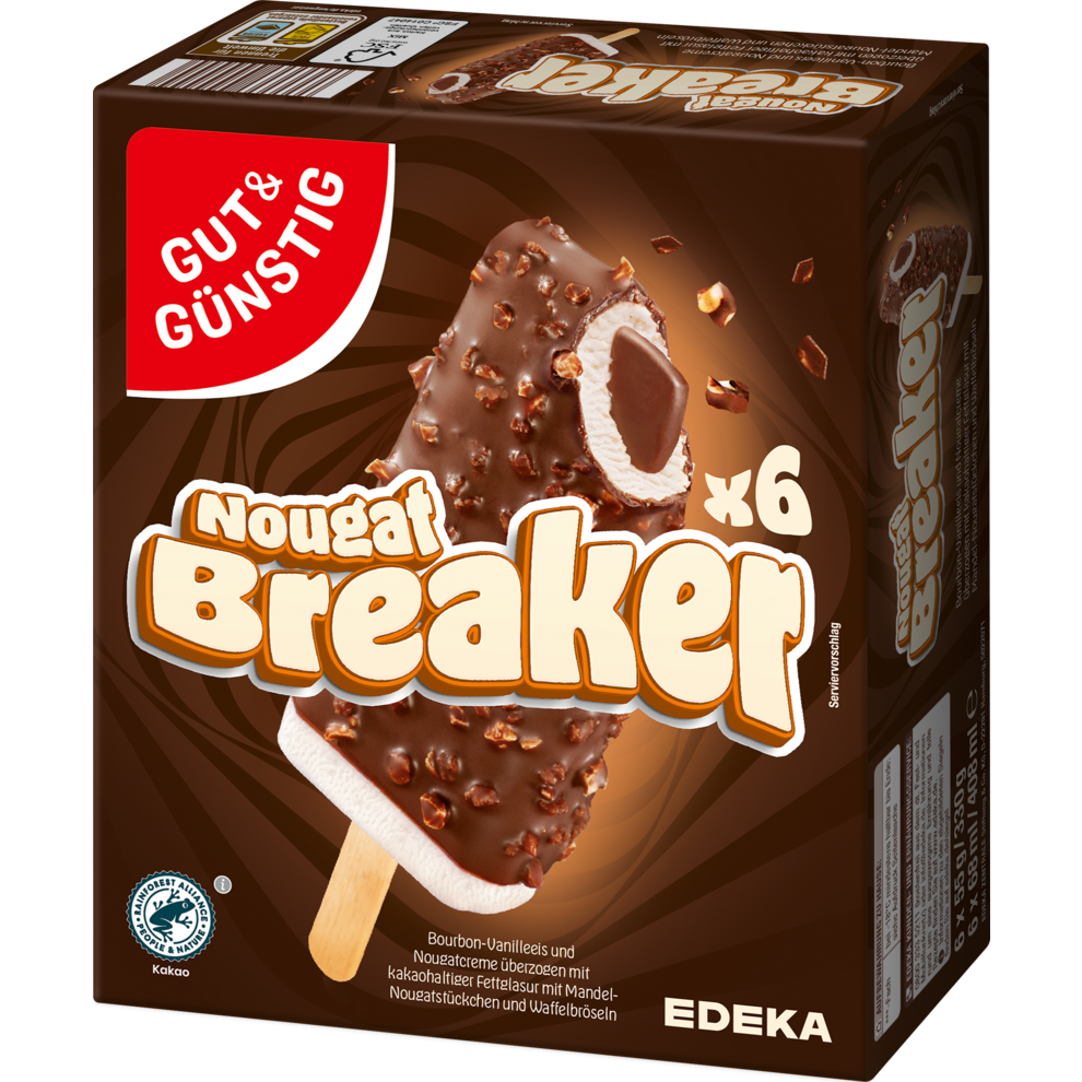 GUT&GÜNSTIG Nougat Breaker 6x68ml