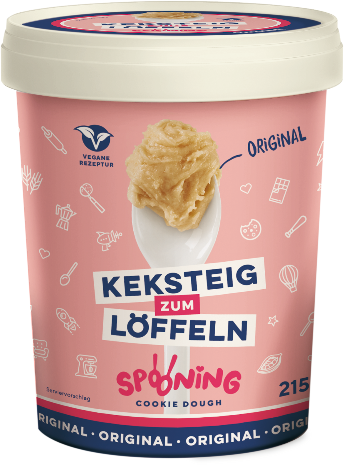 Spooning Cookie Dough Rührmischung Keksteig Original 215g