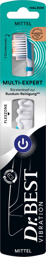 Dr.Best Vibration Multi Expert Zahnbürste mittel