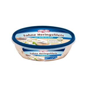 Nadler Sahne Heringsfilet Gurke&Apfel 170g