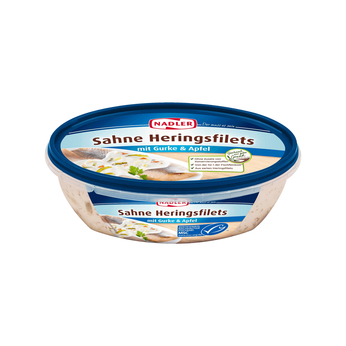 Nadler Sahne Heringsfilet Gurke&Apfel 170g