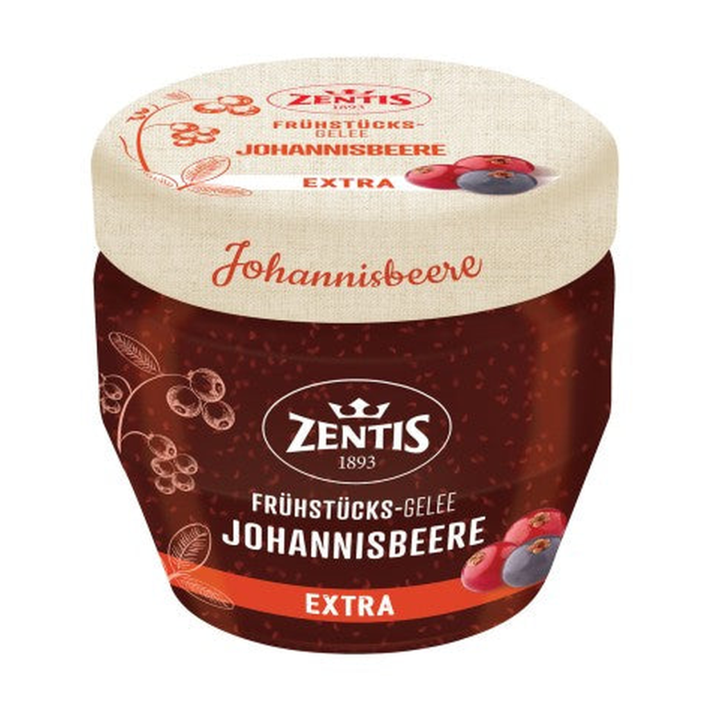 Zentis Frühstücks-Konfitüre Extra Johannisbeer-Gelee 230g