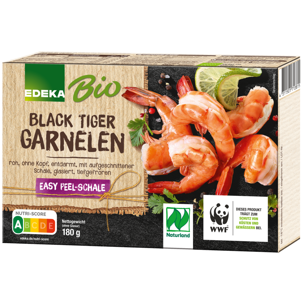 Bio EDEKA Black Tiger Garnelen 180g