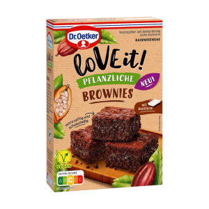 Dr.Oetker LoVE it! Pflanzliche Brownies 480g
