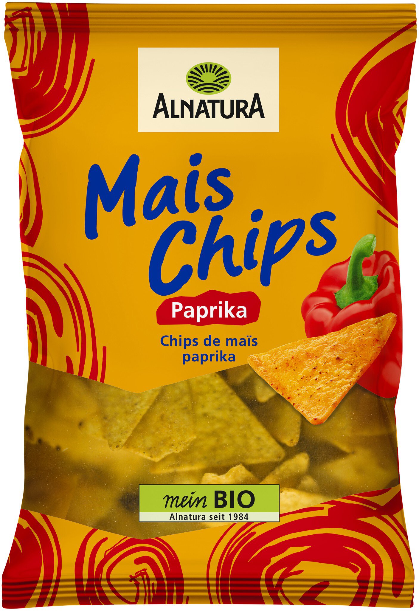 Bio Alnatura Mais Chips Paprika 125g