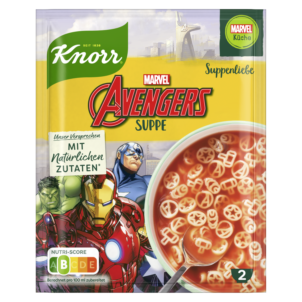 Knorr Suppenliebe Avengers für 500ml 41g