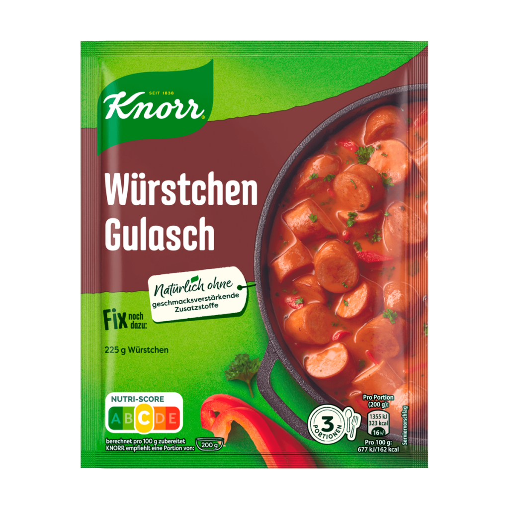 Knorr Fix Würstchen Gulasch 44g