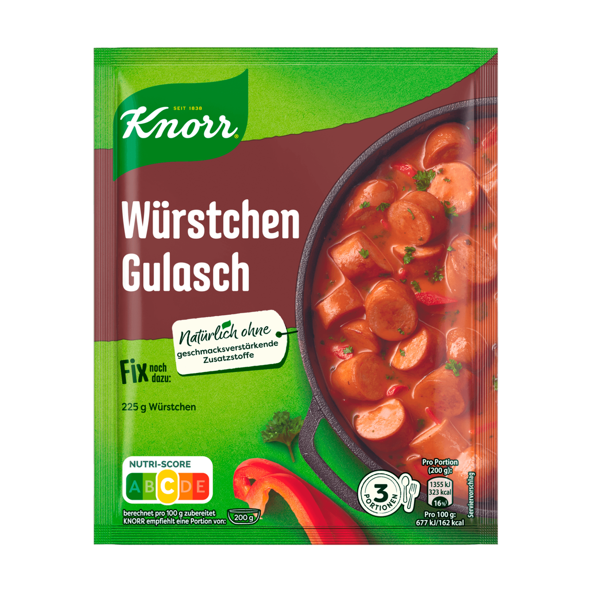 Knorr Fix Würstchen Gulasch 44g