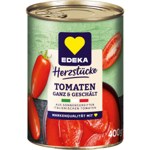 EDEKA Herzstücke Tomaten ganz und geschält in Tomatensaft 400g