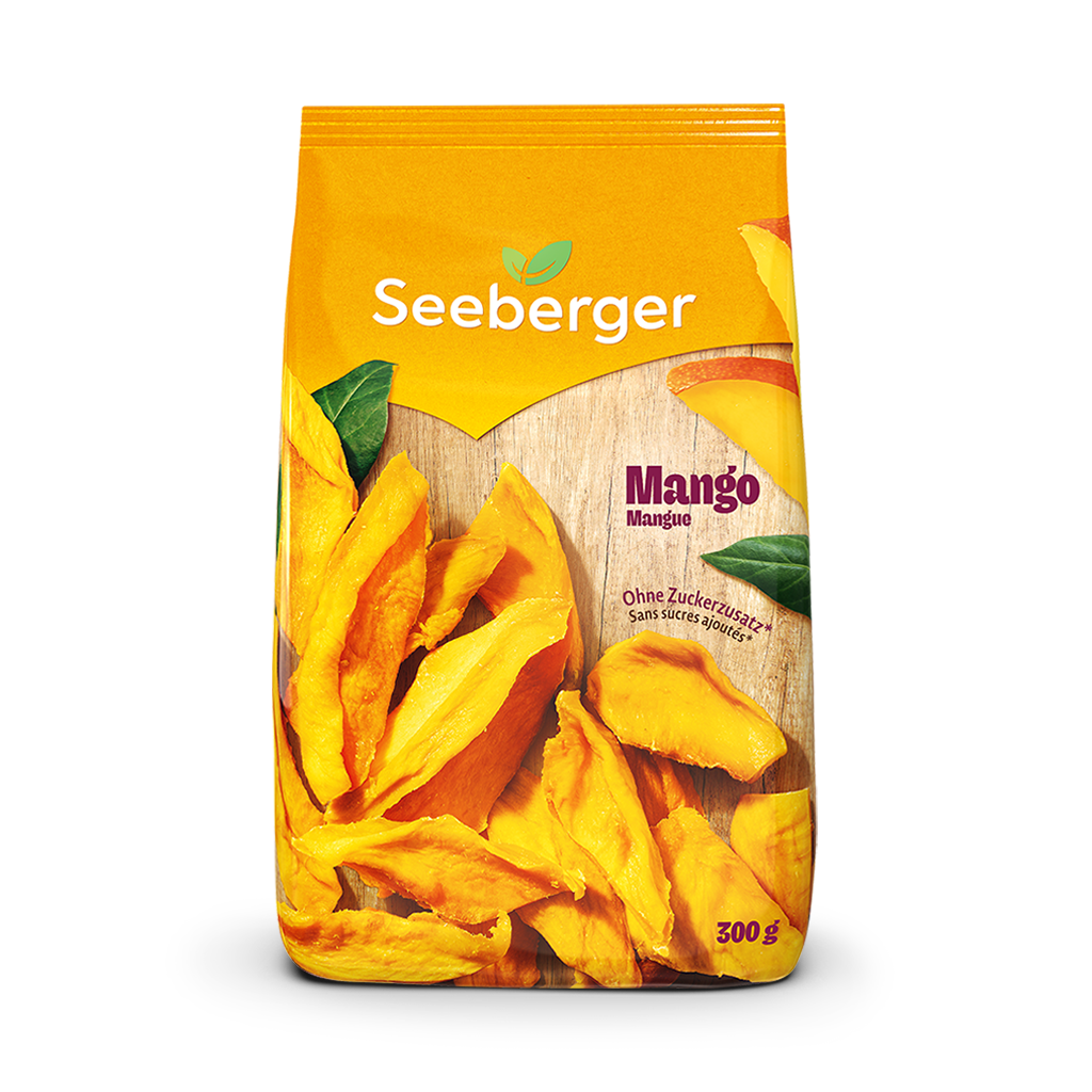 Seeberger Getrocknete Mangostreifen geschwefelt 300g