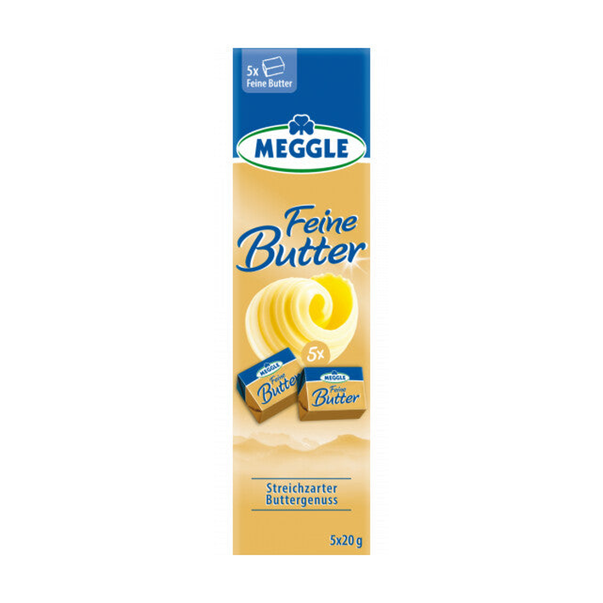 Meggle Нежный сливочное масло батончик 5x20g