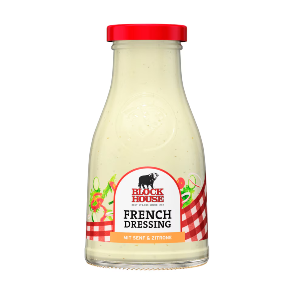 Block House French Dressing mit Senf und Zitrone 240ml