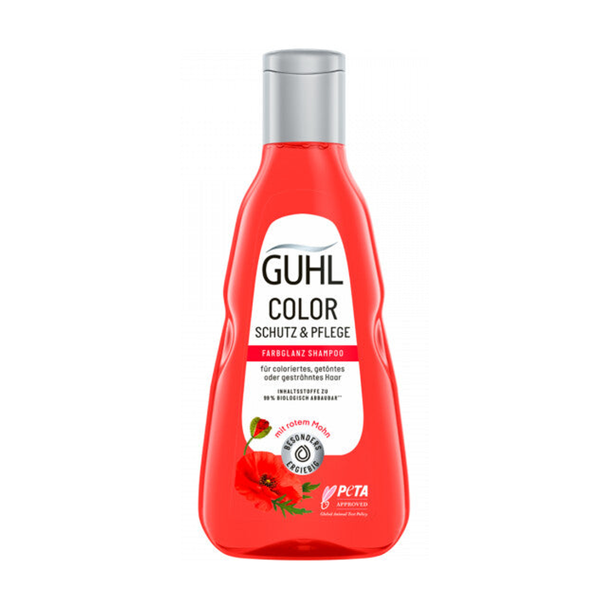 Guhl Farbglanz Shampoo Color Schutz&Pflege für coloriertes,getöntes oder gesträhntes Haar 250ml