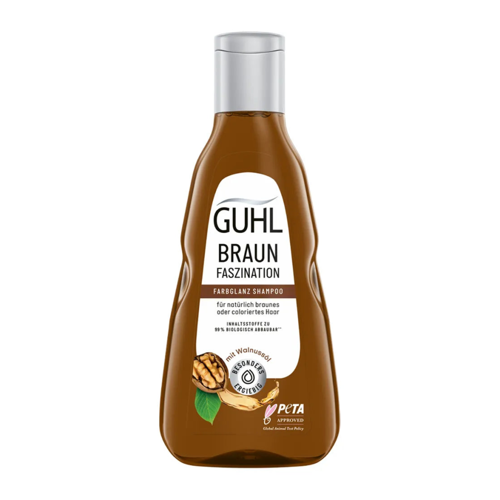 Guhl Farbglanz Shampoo Braun Faszination für natürliches braunes oder coloriertes Haar 250ml