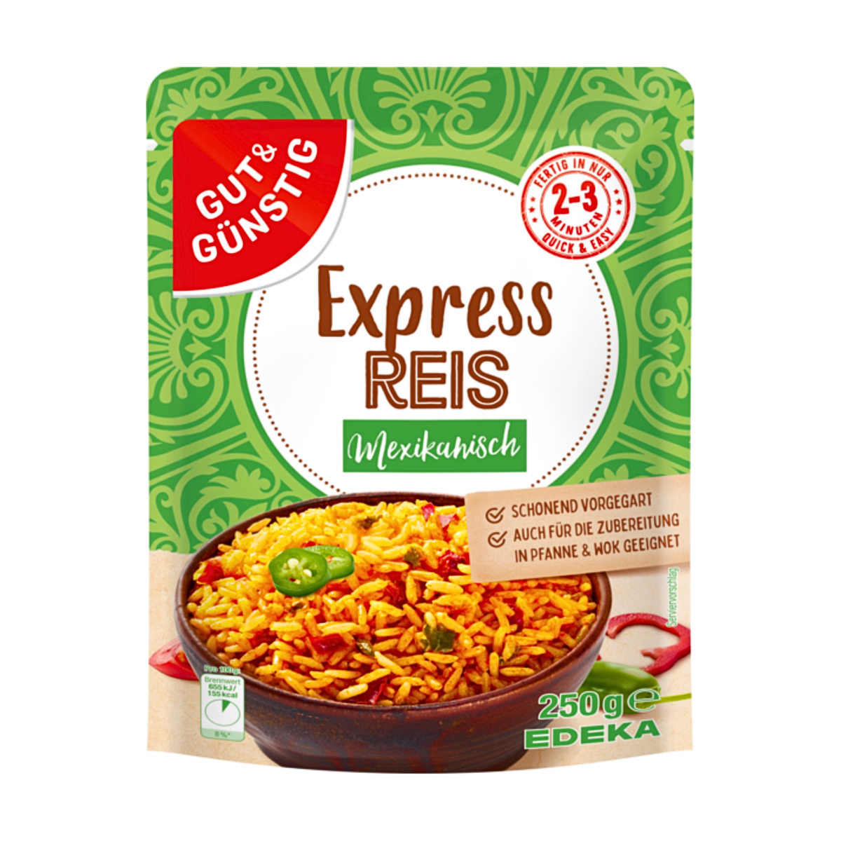GUT&GÜNSTIG Express Reis Mexikanisch 250g