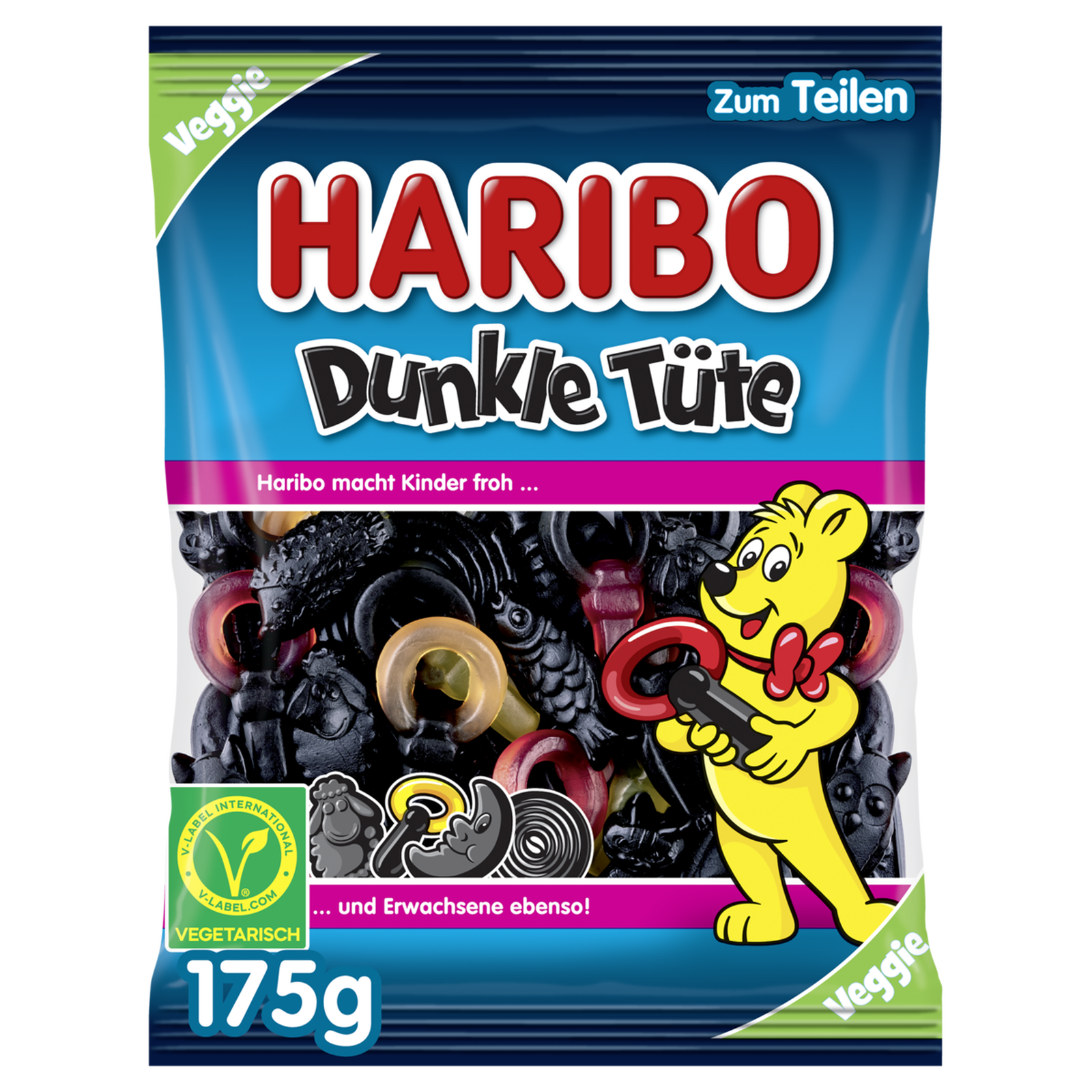 Haribo Dunkle Tüte 175g