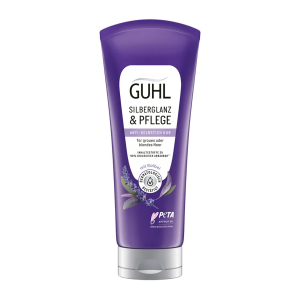 Guhl Anti-Gelbstich Kur Silberglanz&Pflege für graues oder blondes Haar 200ml