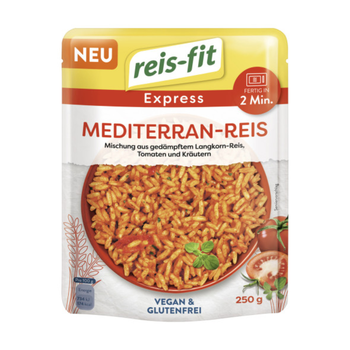 Reis-fit Expres mediterran-Reis 250g