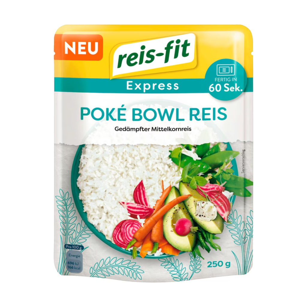 Reis-fit Express Poke Bowl Reis 250g