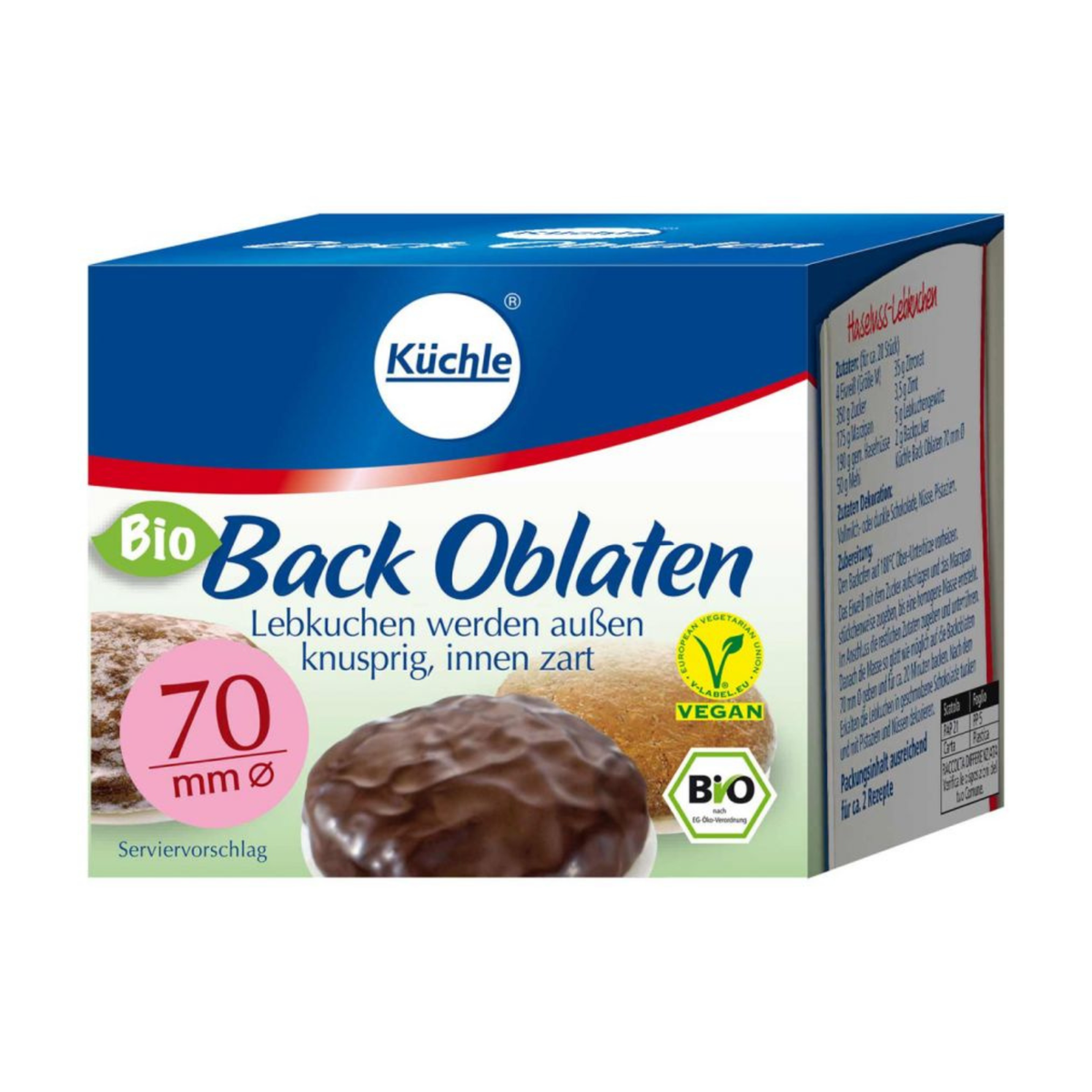 Bio Küchle Back Oblaten 70mm 36g