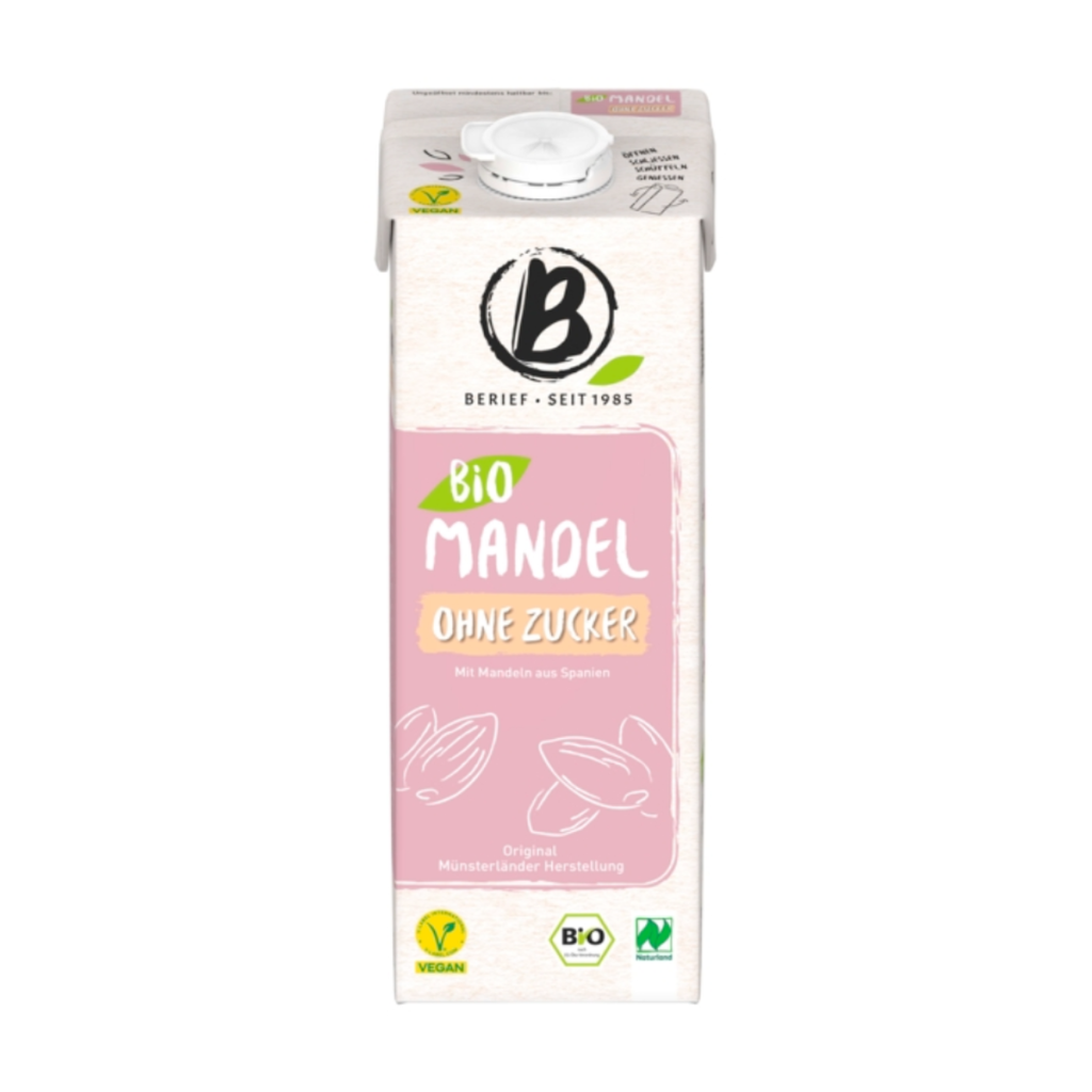 Bio Berief Mandel Drink ohne Zucker 1l